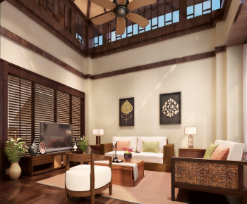 Southeast Asian Style A Living Room-ID:878850943