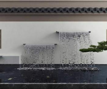 New Chinese Style Rockery Waterscape-ID:164489794