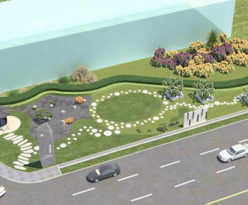 Modern Park Landscape-ID:533483989
