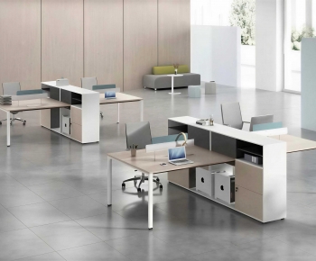 Modern Office Desk And Chair-ID:346713079