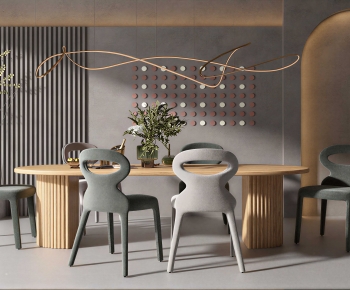 Modern Dining Table And Chairs-ID:299988035