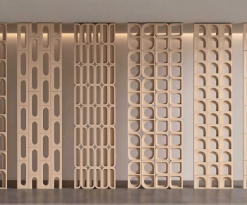Modern Cement Brick Screen Partition-ID:404148105