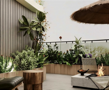 Wabi-sabi Style Terrace-ID:797065026