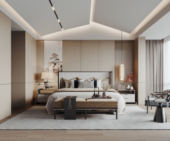 New Chinese Style Bedroom-ID:242610086