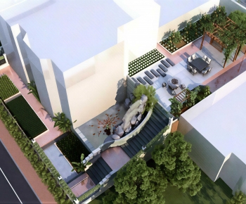 Modern Courtyard/landscape-ID:955970056