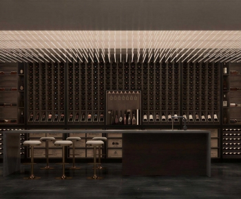 Modern Wine Cellar/Wine Tasting Room-ID:899981985