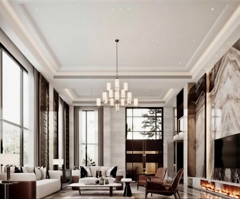 Modern A Living Room-ID:442640079