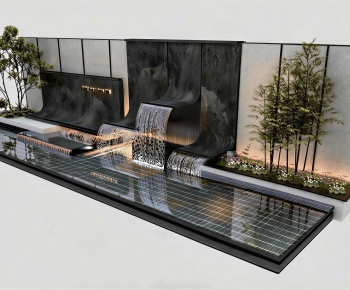 New Chinese Style Rockery Waterscape-ID:353935968