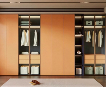 Modern Clothes Storage Area-ID:247246037