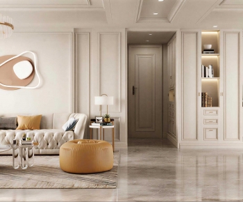 Simple European Style A Living Room-ID:157115948