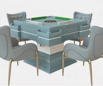 Modern Mahjong Tables And Chairs-ID:158610117