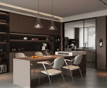 Modern Dining Room-ID:438270614