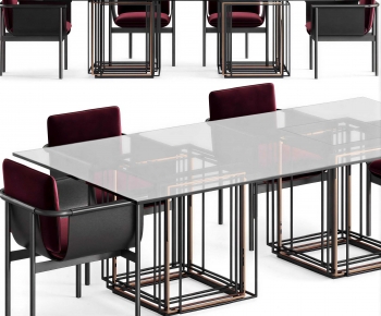 Modern Dining Table And Chairs-ID:299530037