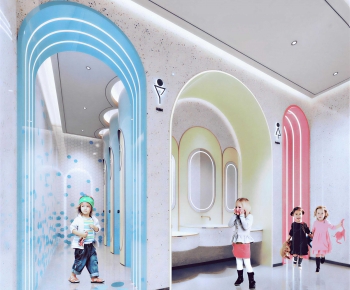 Modern Children's Restroom-ID:106664909