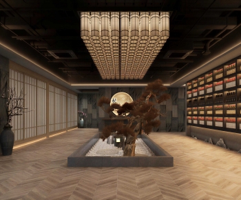 New Chinese Style Exhibition Hall-ID:268304117