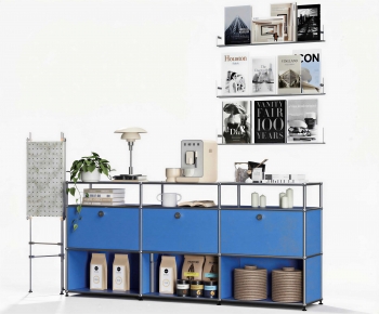 Industrial Style Side Cabinet-ID:470759955