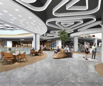 Modern Shopping Mall-ID:391669359