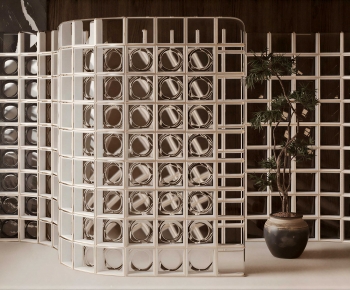 Modern Glass Screen Partition-ID:916114099