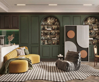 French Style A Living Room-ID:552916052