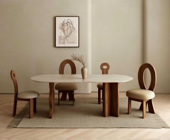 Modern Dining Table And Chairs-ID:865464935