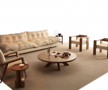 Wabi-sabi Style Sofa Combination-ID:509357937
