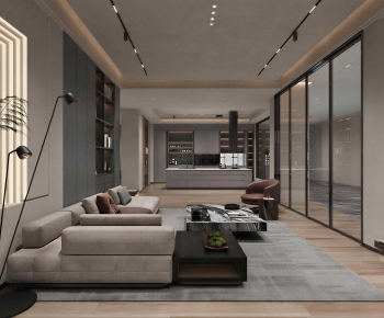 Modern A Living Room-ID:737111099