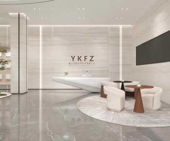 Modern Office Reception Desk-ID:589207891