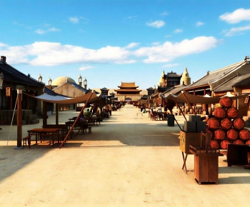 Chinese Style Commercial Street-ID:759576084