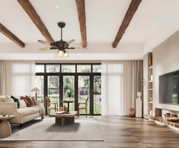 Wabi-sabi Style A Living Room-ID:708941943