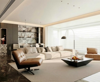 Modern A Living Room-ID:984291086