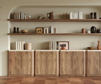 Wabi-sabi Style Bookshelf-ID:584393988
