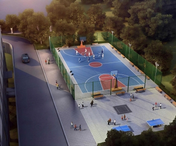 Modern Outdoor Sports Stadium-ID:258318901