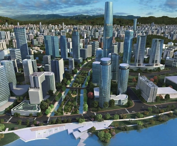 Modern Architectural Bird's-eye View Planning-ID:460442074