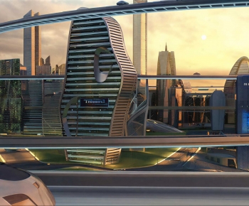 Modern Building Component-ID:121320969