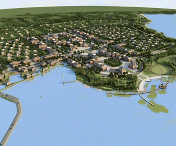 Modern Architectural Bird's-eye View Planning-ID:320450079