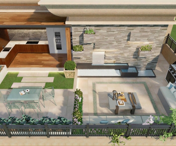 Modern Courtyard/landscape-ID:518999108