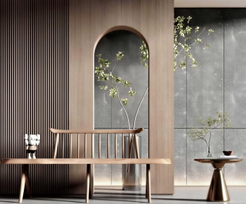New Chinese Style Lounge Chair-ID:535686972