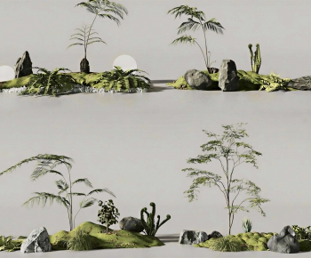 New Chinese Style Plant Landscaping-ID:685031898