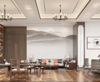 New Chinese Style Manager's Office-ID:173242092