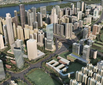 Modern Architectural Bird's-eye View Planning-ID:994904041
