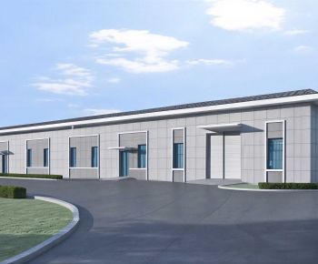 Modern Industrial Building-ID:388564111