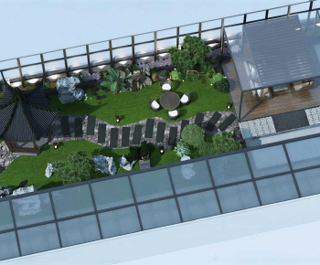 New Chinese Style Courtyard/landscape-ID:300580027