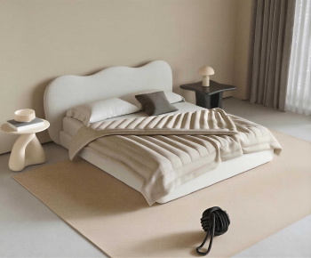 Modern Double Bed-ID:895524986