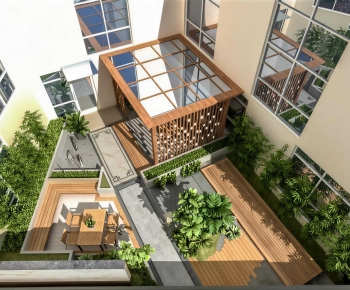 Modern Courtyard/landscape-ID:588886988