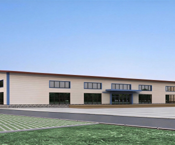 Modern Industrial Building-ID:173839096