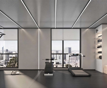 Modern Home Fitness Room-ID:535420894