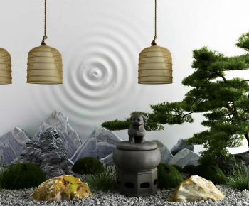 Japanese Style Rockery Waterscape-ID:282018902
