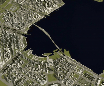Modern Architectural Bird's-eye View Planning-ID:646637924