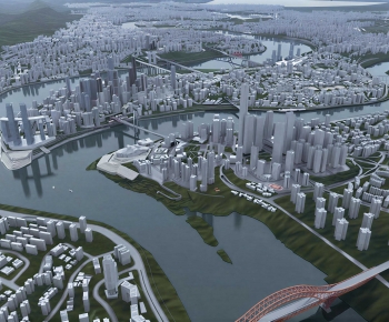 Modern Architectural Bird's-eye View Planning-ID:697825918