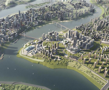 Modern Architectural Bird's-eye View Planning-ID:638500939